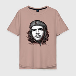 Мужская футболка оверсайз Че Гевара портрет