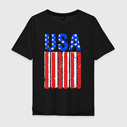 Мужская футболка оверсайз America flag