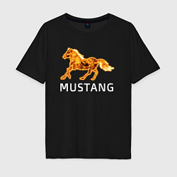 Мужская футболка оверсайз Mustang firely art