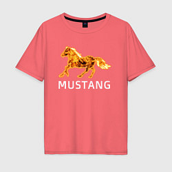 Мужская футболка оверсайз Mustang firely art