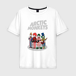 Мужская футболка оверсайз Arctic Monkeys clowns