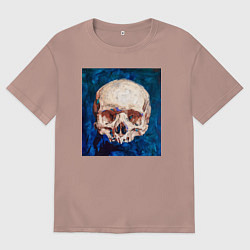 Мужская футболка оверсайз Картина черепа