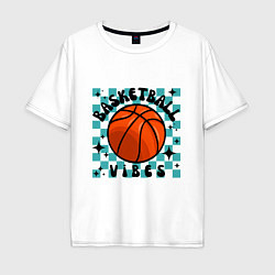 Мужская футболка оверсайз Basketball vibes