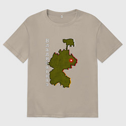 Мужская футболка оверсайз Осетия Владикавказ