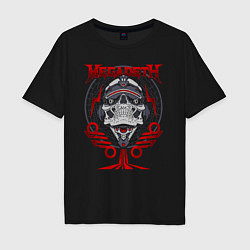 Мужская футболка оверсайз Megadeth rock