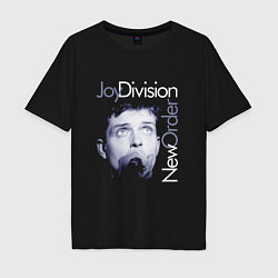 Мужская футболка оверсайз Joy Division - Ian Curtis