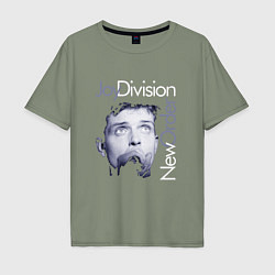 Мужская футболка оверсайз Joy Division - Ian Curtis