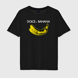 Футболка оверсайз мужская Dolce Banana, цвет: черный