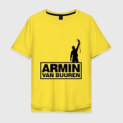 Футболка оверсайз мужская Armin van buuren, цвет: желтый