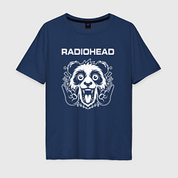 Мужская футболка оверсайз Radiohead rock panda