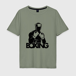 Мужская футболка оверсайз Boxing art