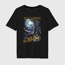 Мужская футболка оверсайз Iron Maiden Fear Of The Dark
