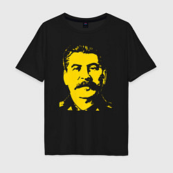 Мужская футболка оверсайз Yellow Stalin