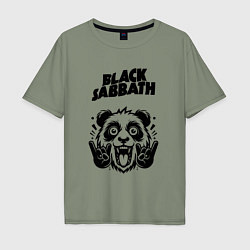 Мужская футболка оверсайз Black Sabbath - rock panda