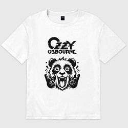 Мужская футболка оверсайз Ozzy Osbourne - rock panda