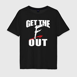 Мужская футболка оверсайз Wwe Get the F Out