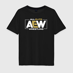 Мужская футболка оверсайз All Elite Wrestling AEW