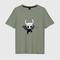 Мужская футболка оверсайз Маленький рыцарь Hollow Knight