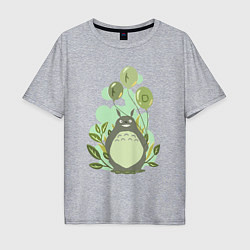 Мужская футболка оверсайз Green Totoro