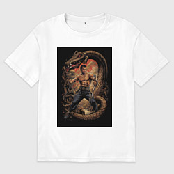 Мужская футболка оверсайз Боец Муай Тай