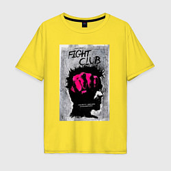 Мужская футболка оверсайз Fihgt club poster