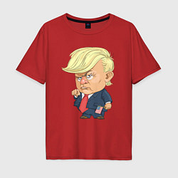 Мужская футболка оверсайз Мистер Трамп