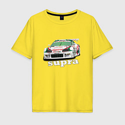 Мужская футболка оверсайз Toyota Supra Castrol 36