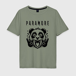 Мужская футболка оверсайз Paramore - rock panda