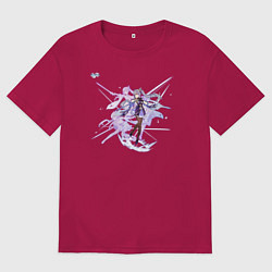 Мужская футболка оверсайз Кэ Цин из Геншин Импакт