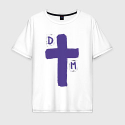 Мужская футболка оверсайз Depeche Mode - sofad cross