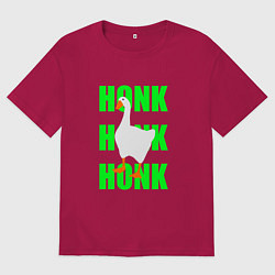 Мужская футболка оверсайз Untitled goose game green