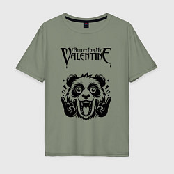 Мужская футболка оверсайз Bullet For My Valentine - rock panda