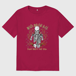 Мужская футболка оверсайз Бейся до конца