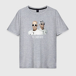 Мужская футболка оверсайз Pet Shop Boys - A Band