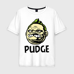 Мужская футболка оверсайз Pudge Face