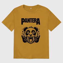 Мужская футболка оверсайз Pantera - rock panda