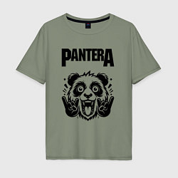 Мужская футболка оверсайз Pantera - rock panda