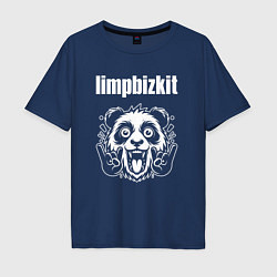 Мужская футболка оверсайз Limp Bizkit rock panda