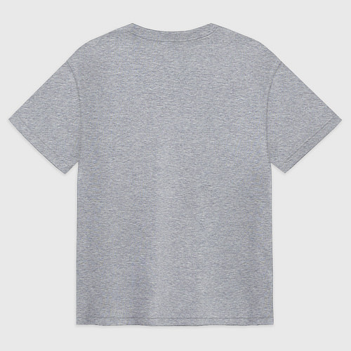 Мужская футболка оверсайз Rus empire minimalism / Меланж – фото 2