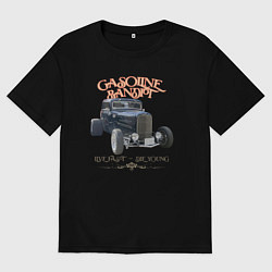 Мужская футболка оверсайз Старый хотрод