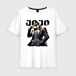 Мужская футболка оверсайз Jotaro Kujo - jojo ai art