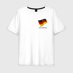 Мужская футболка оверсайз Im German - motto