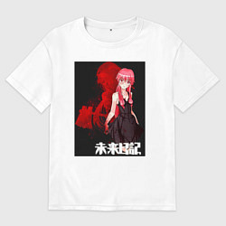 Мужская футболка оверсайз Дневник будущего Юно