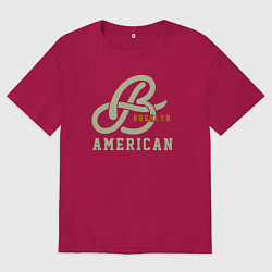 Мужская футболка оверсайз Brooklyn american