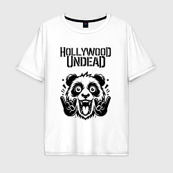 Мужская футболка оверсайз Hollywood Undead - rock panda