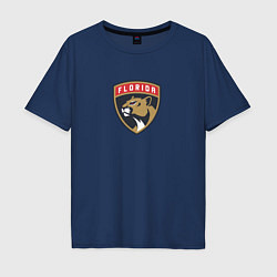 Футболка оверсайз мужская Florida Panthers NHL, цвет: тёмно-синий