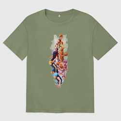 Мужская футболка оверсайз Баскетбол Куроко Тайга Кагами