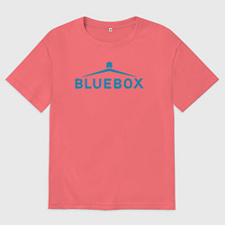 Мужская футболка оверсайз Доктор Кто Bluebox