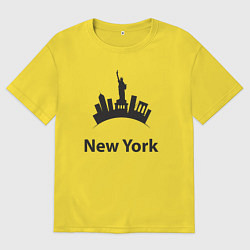 Мужская футболка оверсайз New York mood