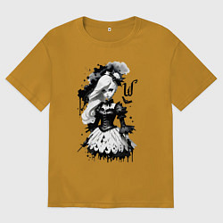 Мужская футболка оверсайз Baby witch - fantasy ai art